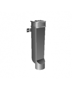 MIFAB R1510 4” x 3” Rectangular Downspout Boot