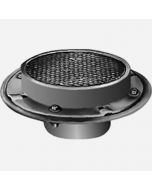 Smith 4338 Multi-Purpose Floor Cleanouts with Internal Closure Plug and Round Non- Adjustable Cast Iron Top