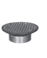 Smith Suffix F Adjustable Tile Flange Strainer with Round Grate