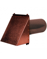 Hammered Copper Wall Dryer / Exhaust Vent